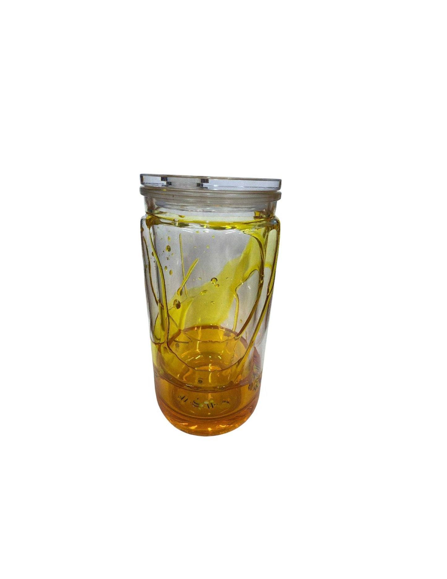 16 oz acrylic tumbler honey drip